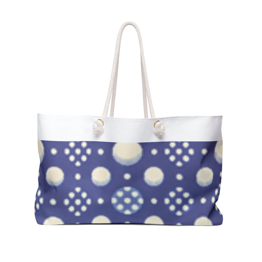 Weekender Bag - Purple Dot